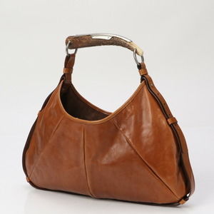 Saint Laurent Handbag Brown Horn Mombasa Yves  Buffalo